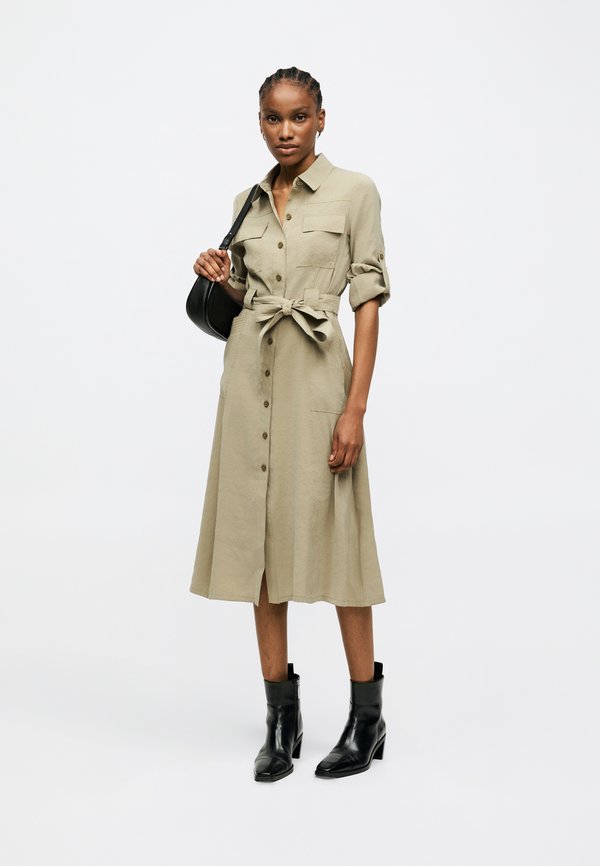 DKNY ROLL TAB FUJI DRESS