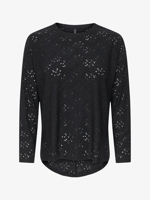 ONLY ONLSMILLA - Long sleeved top - black