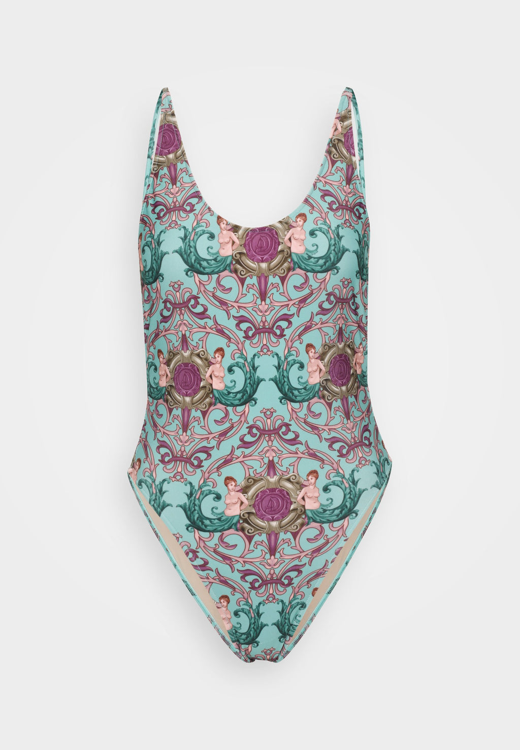 ADRIANA DEGREAS LE SIRENUSE SIDE BOOB SWIMSUIT