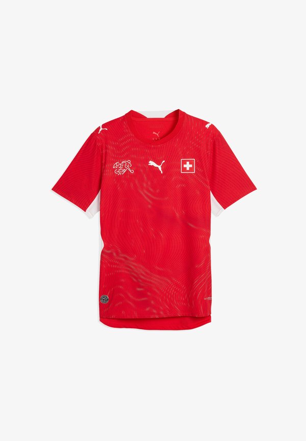 Puma SFV SCHWEIZ AUTHENTIC HOME WM 2026 REPLICAS - NATIONALTEAMS - Football jersey - rot