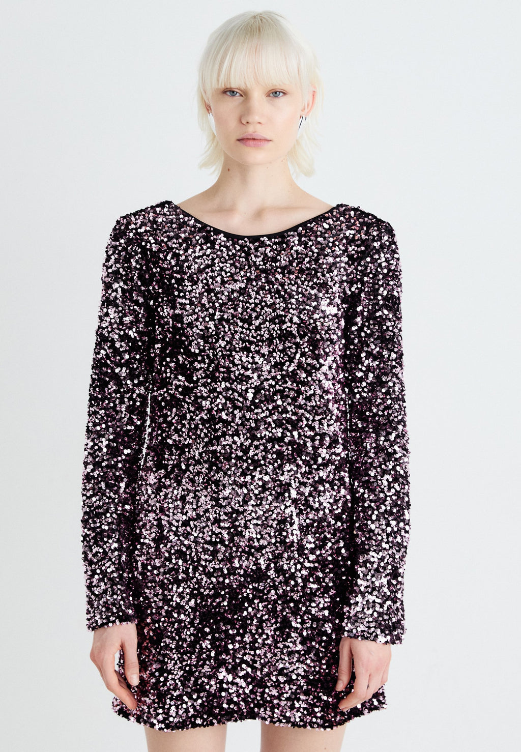 Gina Tricot LOOSE SEQUIN MINI DRESS