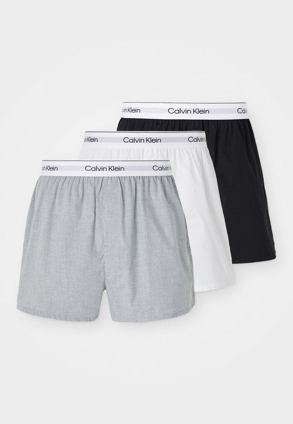 Calvin Klein Underwear ICON 3 PACK - Boxer shorts - black/white/grey heather