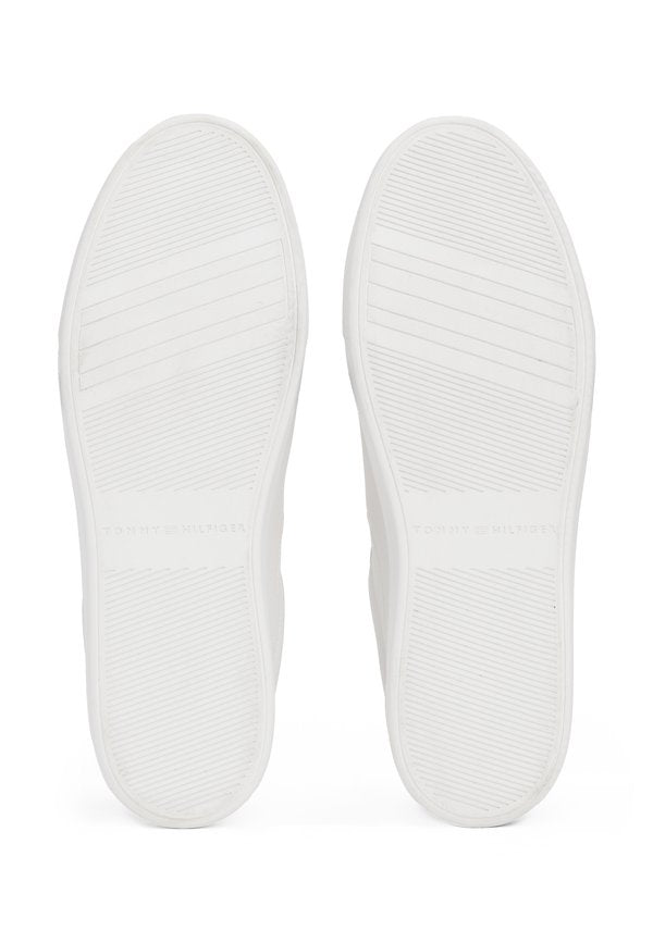 Tommy Hilfiger TH MONOGRAM LEATHER COURT TRAINERS