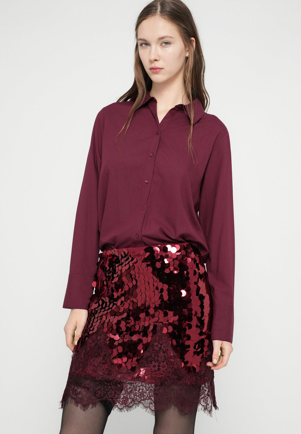Never Fully Dressed MINI LARGE SEQUIN SKIRT