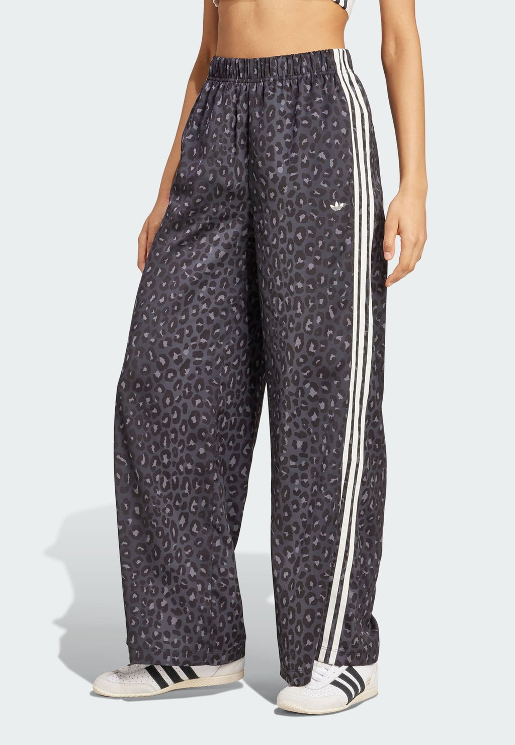 adidas Originals WIDE LEG LEO PRINT SATIN PANTS