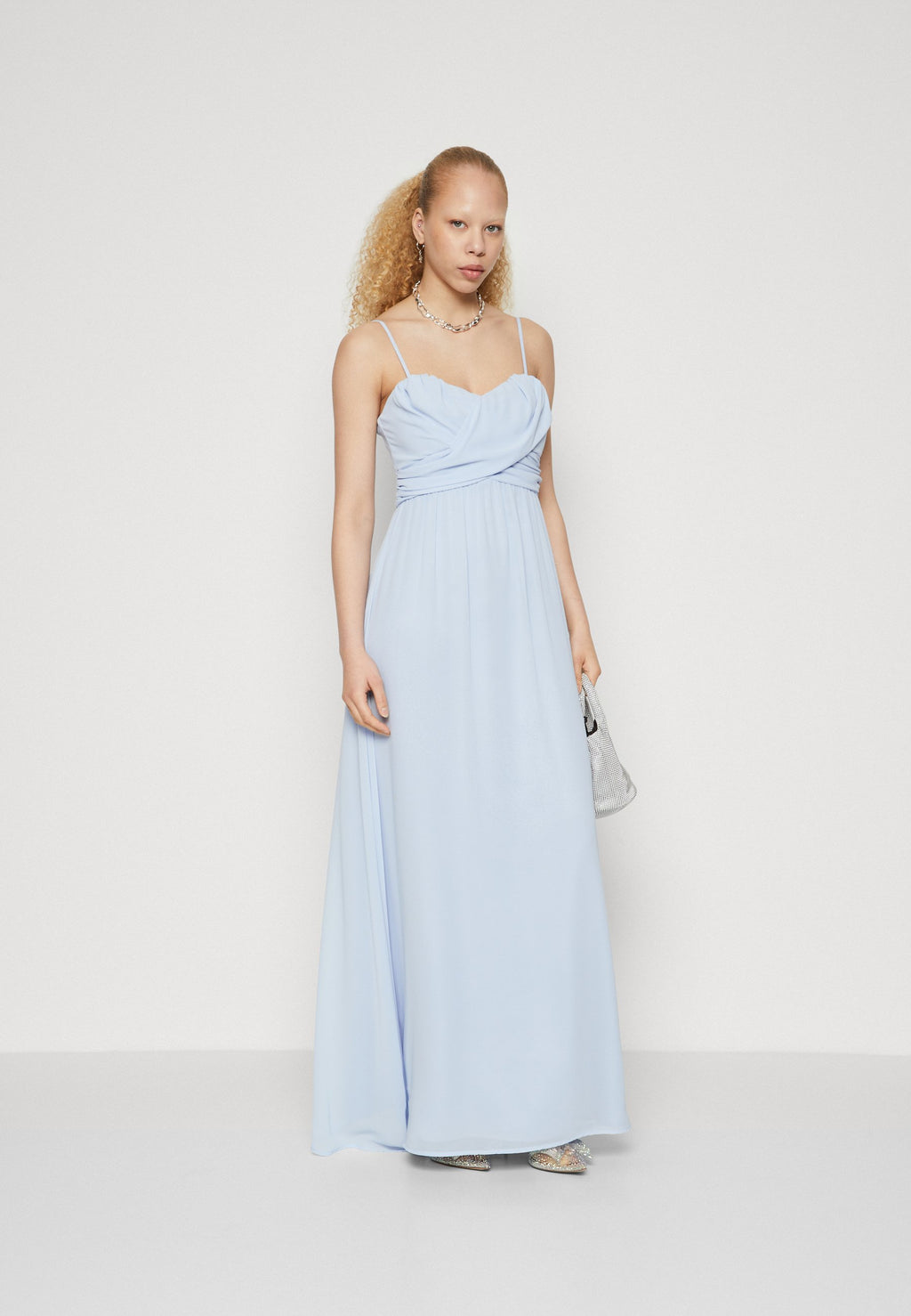 VILA VISTINE DRAPING STRAP DRESS