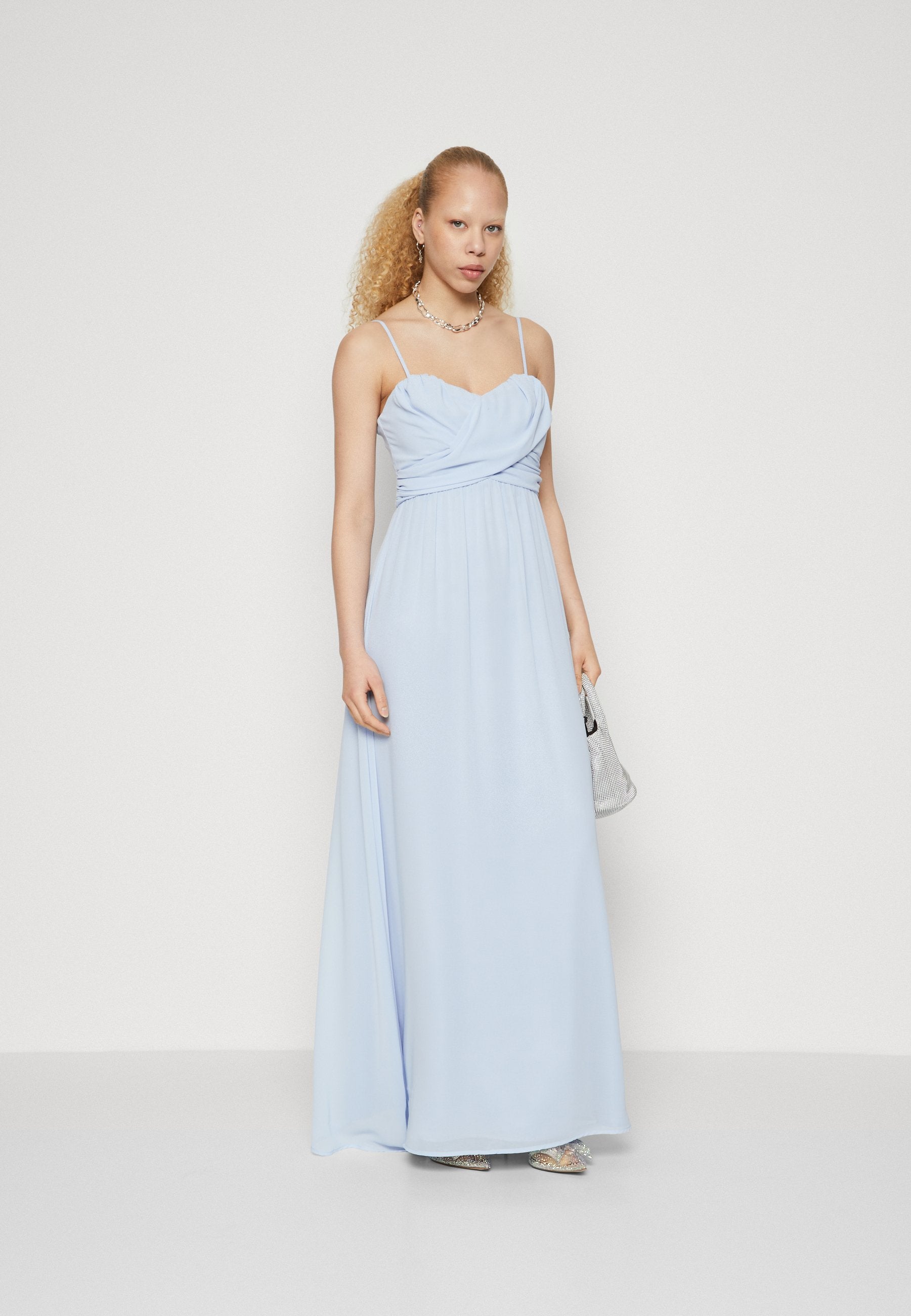VILA VISTINE DRAPING STRAP DRESS