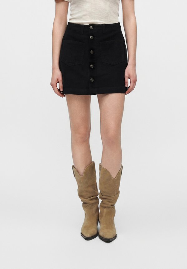 ONLY ONLAMAZING GLOBAL - Mini skirt - black