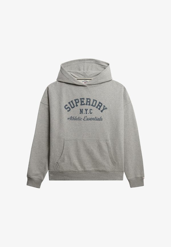 Superdry & Co ATHLETIC ESSENTIALS RELAXED - Hoodie - athletic grey marl