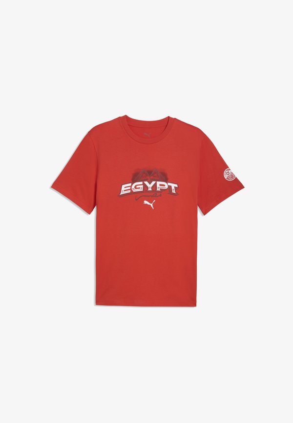 Puma ÄGYPTEN FTBLCULTURE T-SHIRT - Print T-shirt - red white