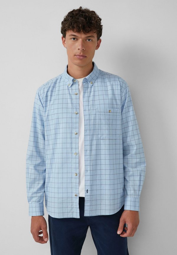 s.Oliver REGULAR FIT AUS MIT BUTTON-DOWN-KRAGEN - Shirt - hellblau