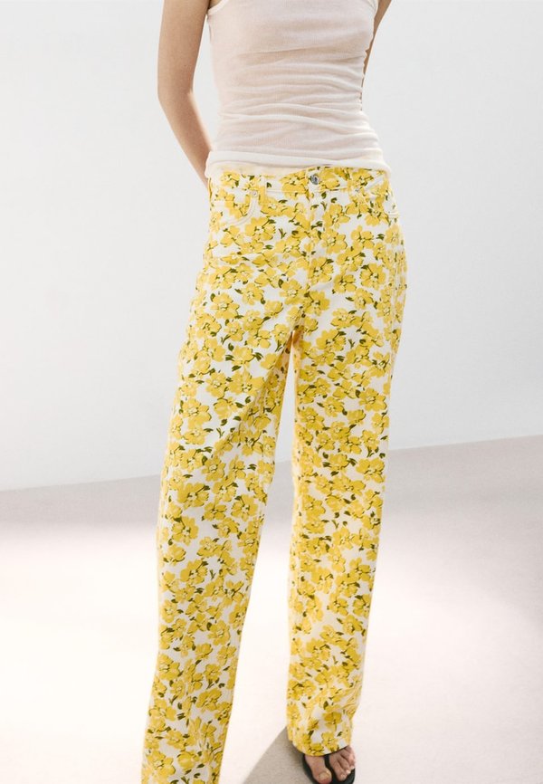 Mango ADULT - Straight leg jeans - yellow