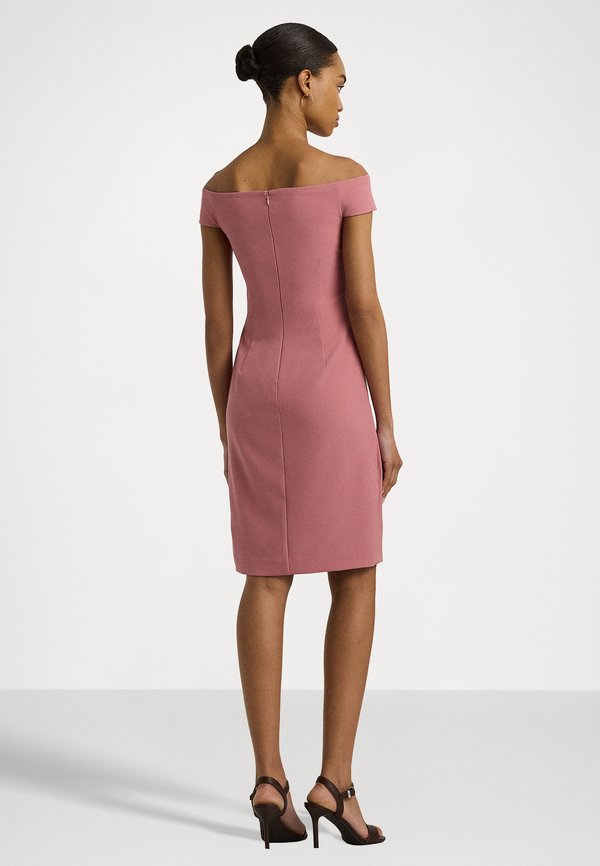 Lauren Ralph Lauren CREPE OFF THE SHOULDER COCKTAIL DRESS