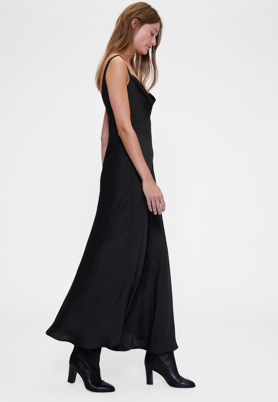 GAP GAPSTUDIO SATIN SLIP MAXI DRESS