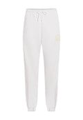 Hellegraue Sweatpants mit elastischem Taillenbund und verstellbarem Kordelzug. Rippstrickbündchen an den Knöcheln. Mit einem goldenen Sonnenmotiv.