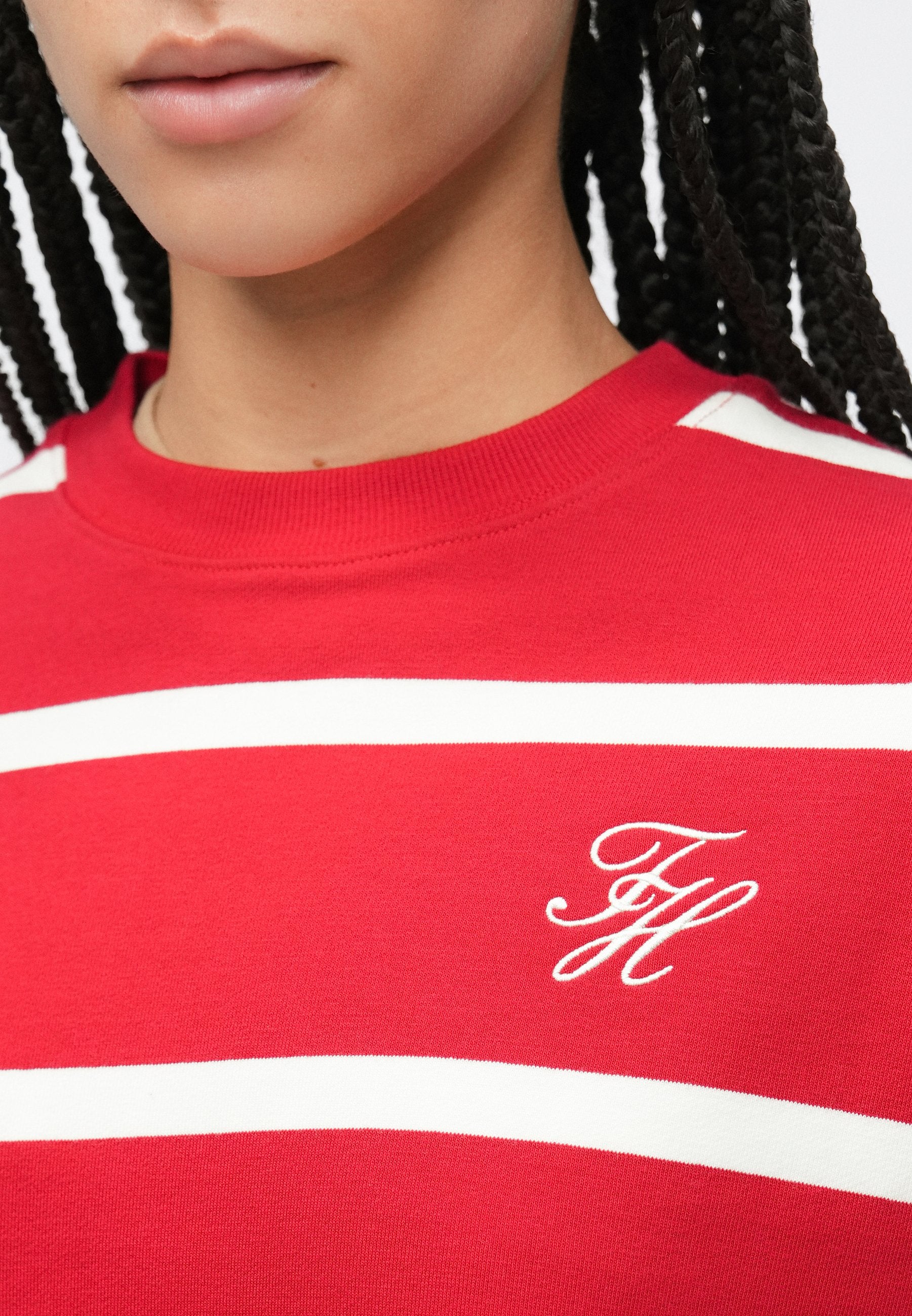 LOGO EMBROIDERY TERRY CREW NECK SWEATSHIRT Media 6