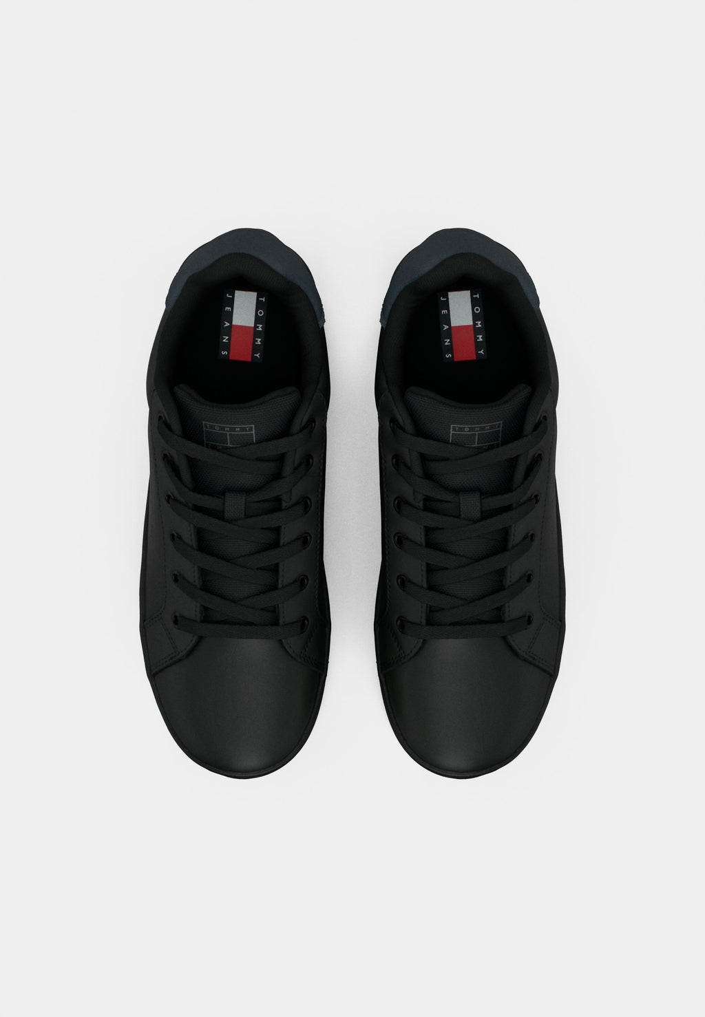 Tommy Jeans ESSENTIAL LOGO PLATFORM TRAINERS WITH LEATHER
