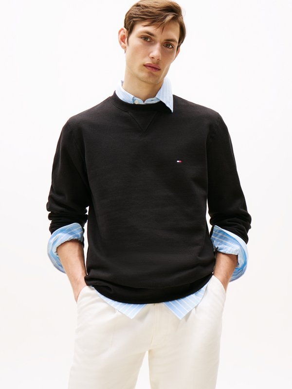 Tommy Hilfiger ESSENTIAL CREWNECK - Sweatshirt - black