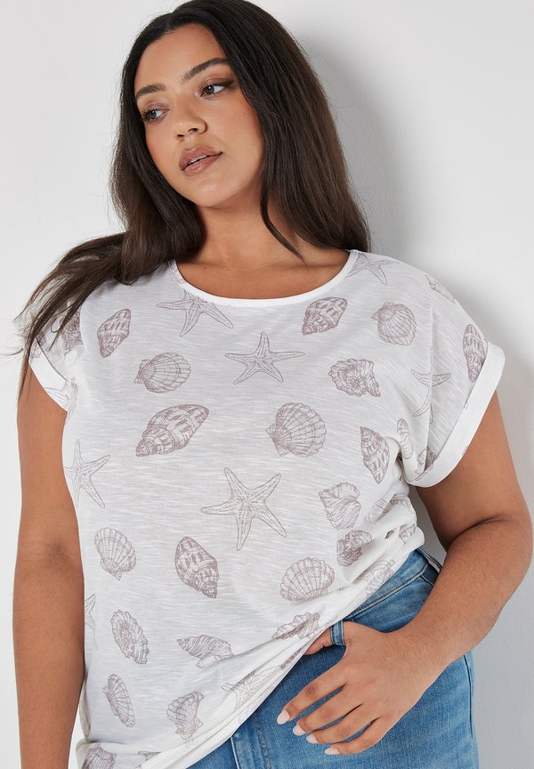 Apricot SEASHELL SHORE SLUB