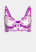 Boux Avenue MULTI FLORAL EMBROIDERY & SPOT MESH LONGLINE