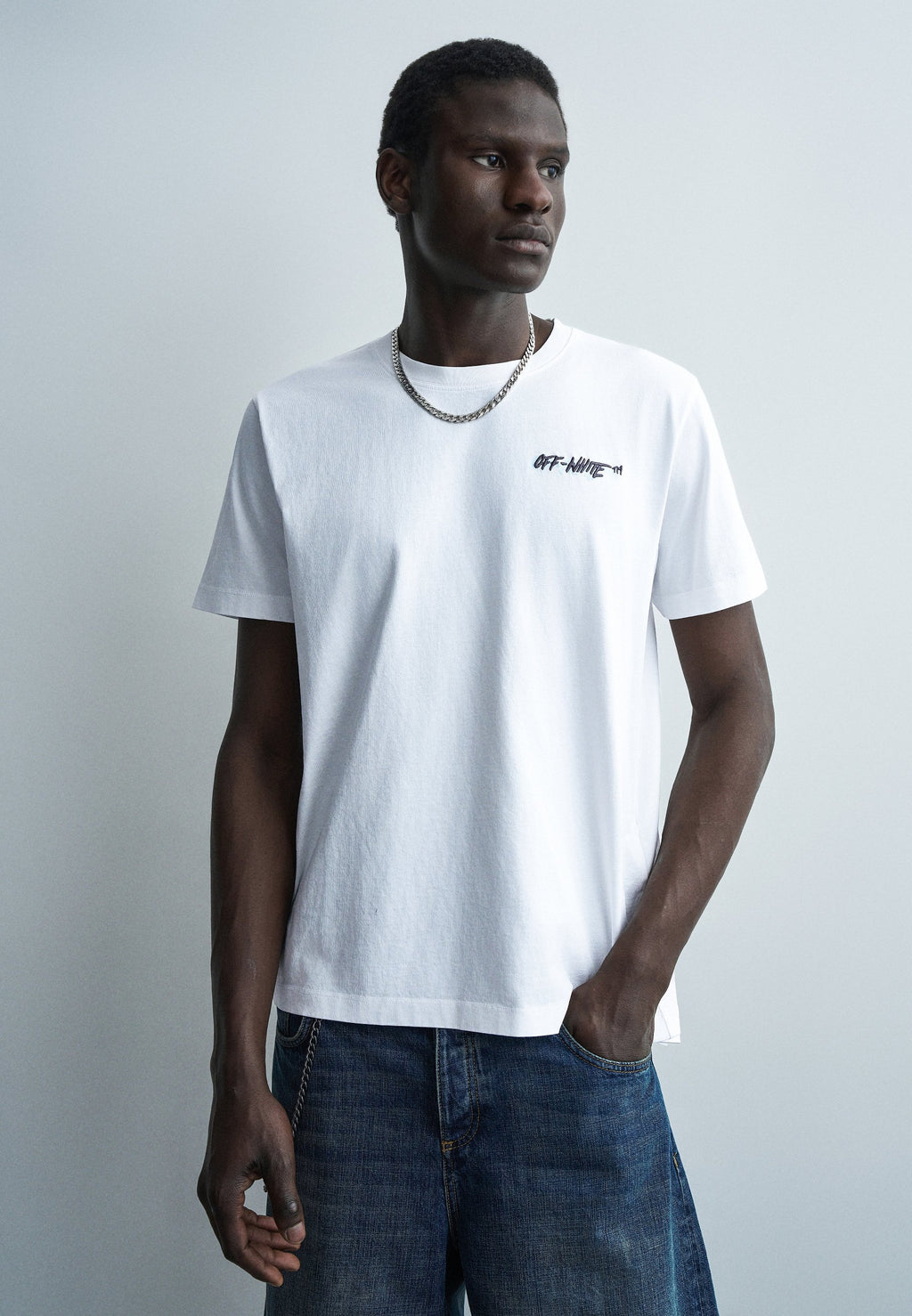 OFF-WHITE OFF LOGO SLIM TEE