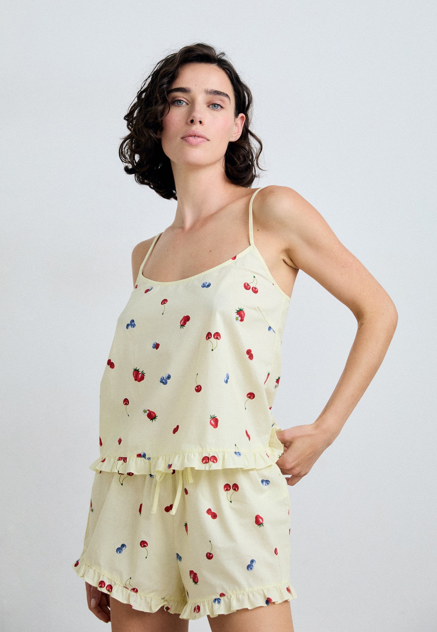 Hunkemöller SHORT RUFFLE FRUIT