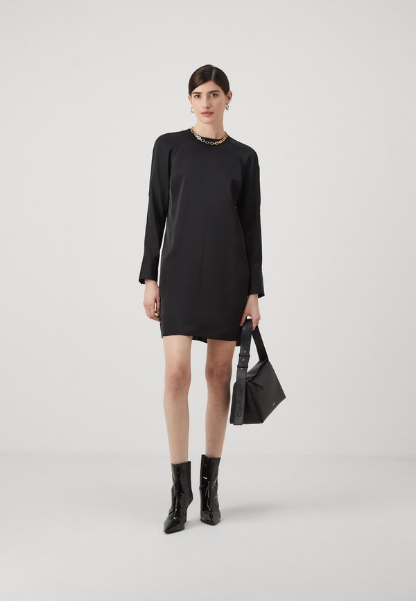 Calvin Klein SHINY MINI SHIFT DRESS