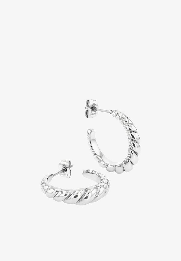 TOM TAILOR Earrings - silver-coloured
