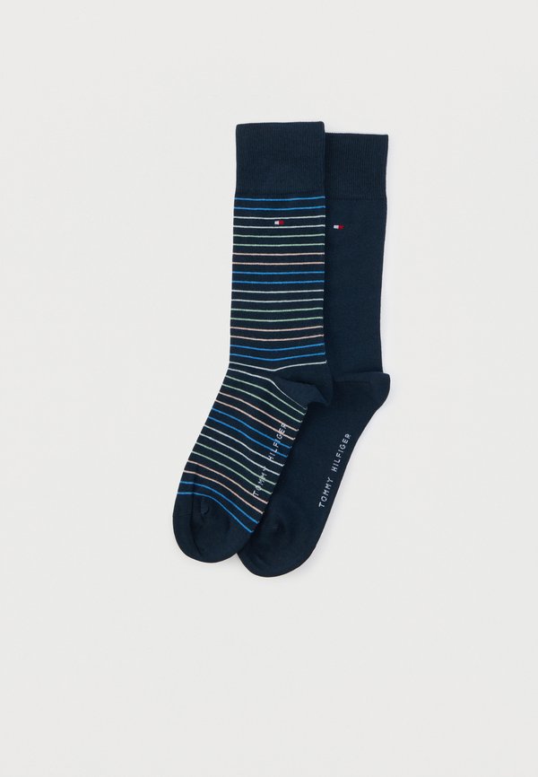 Tommy Hilfiger STRIPE SOCK 2 PACK - Socks - navy