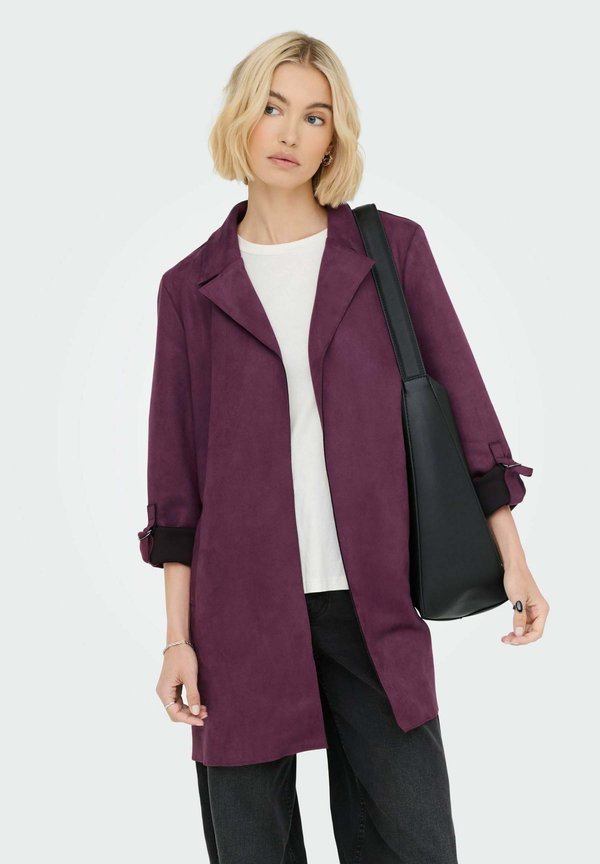 ONLY ONLJOLINE LIFE CC OTW - Short coat - mauve wine