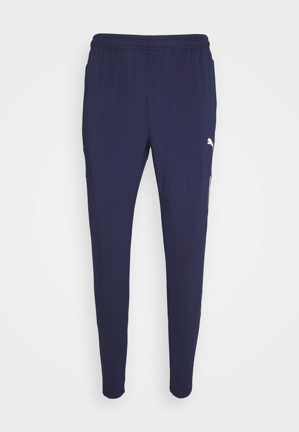 Puma TEAMLIGA TRAINING PANTS PRO - Tracksuit bottoms - peacoat/white