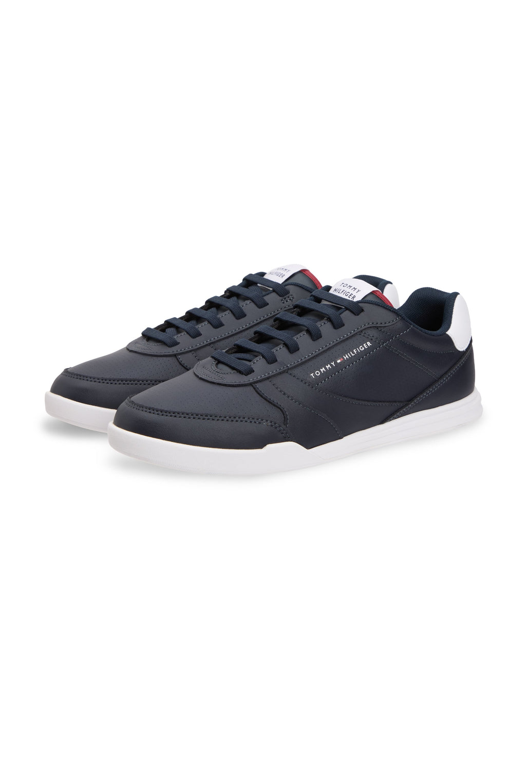 CONTRAST HEEL TRAINERS WITH LEATHER Media 2