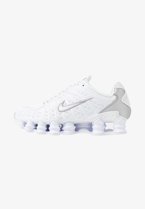 Nike Sportswear SHOX TL - Trainers - white/metallic silver/max orange