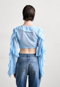 VACLAV RUFFLE BLOUSE