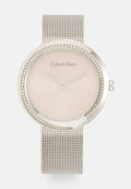 Calvin Klein SUNRAY DIAL - Watch - silver-coloured/pink