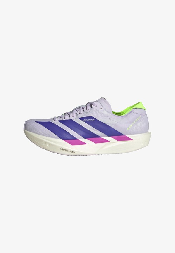 adidas Performance ADIZERO TAKUMI SEN 11 W - Road running shoes - purple tint   solar purple   signal green