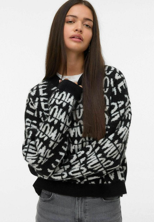 Vero Moda Knitted VMLOVE Knitted - Jumper - black
