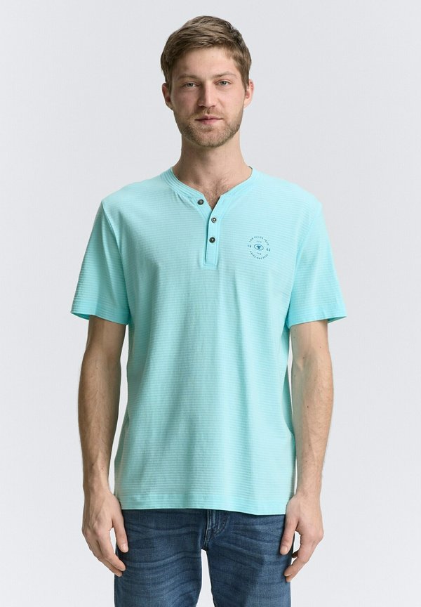 TOM TAILOR Basic T-shirt - caribbean turquoise