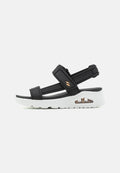 Skechers UNO - Platform sandals - black