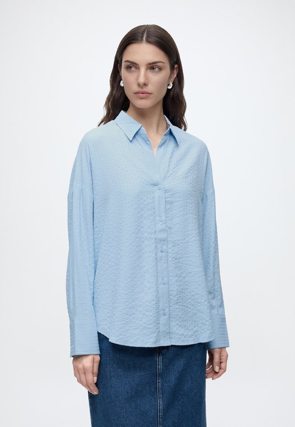 ONLY ONLOREGON BARI - Button-down blouse - cashmere blue