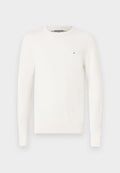 TEXTURED KNIT CREW NECK JUMPER Media 1