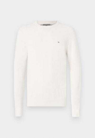 Tommy Hilfiger TEXTURED KNIT CREW NECK JUMPER