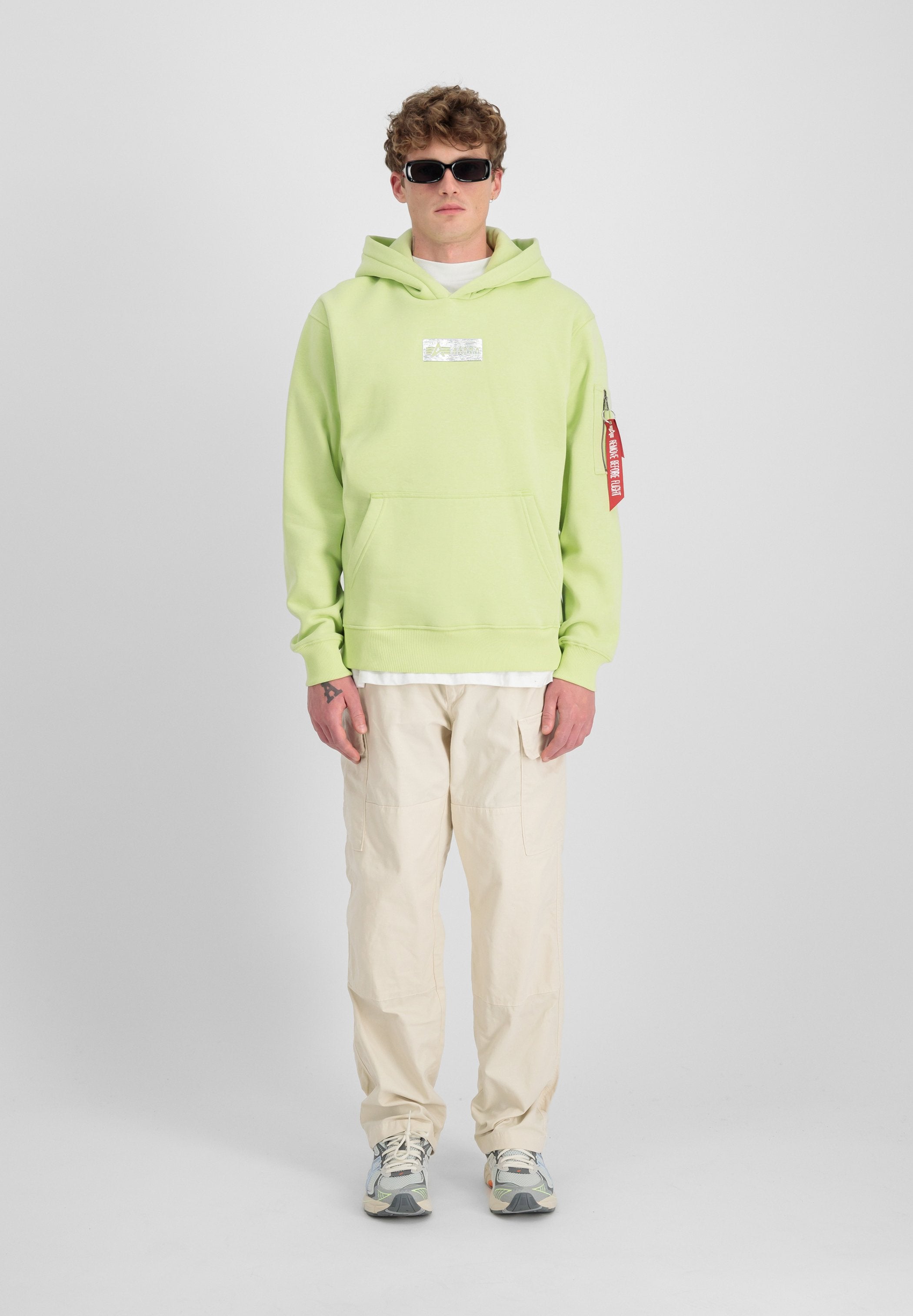 Alpha Industries ALPHA INDUSTRIES MEN - HOODIES METAL PLATE HOODY