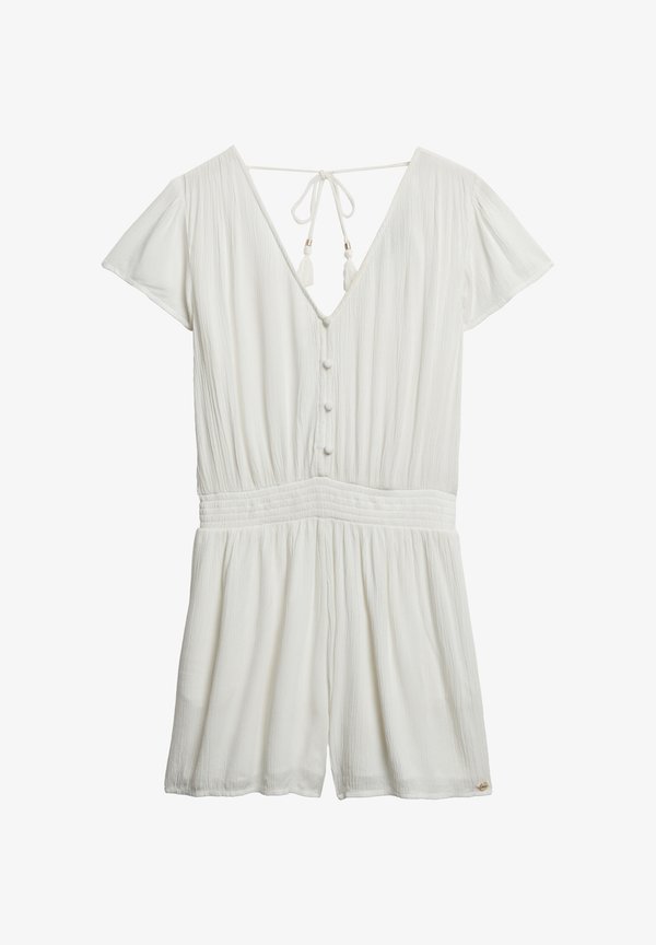 Superdry & Co SHORT SLEEVE PRINTED PLAY - Jumpsuit - off white