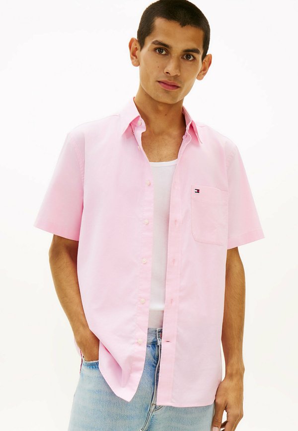 Tommy Hilfiger LIGHTWEIGHT SHORT SLEEVE OXFORD - Shirt - rose petal