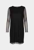 Pieces Petite PCNESH O-NECK SHORT DRESS