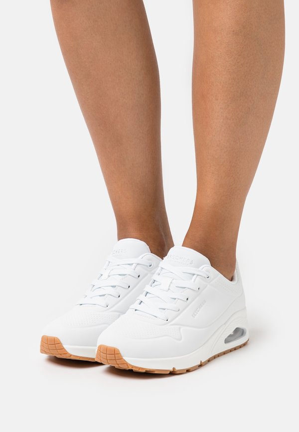 Skechers UNO WIDE FIT - Trainers - white