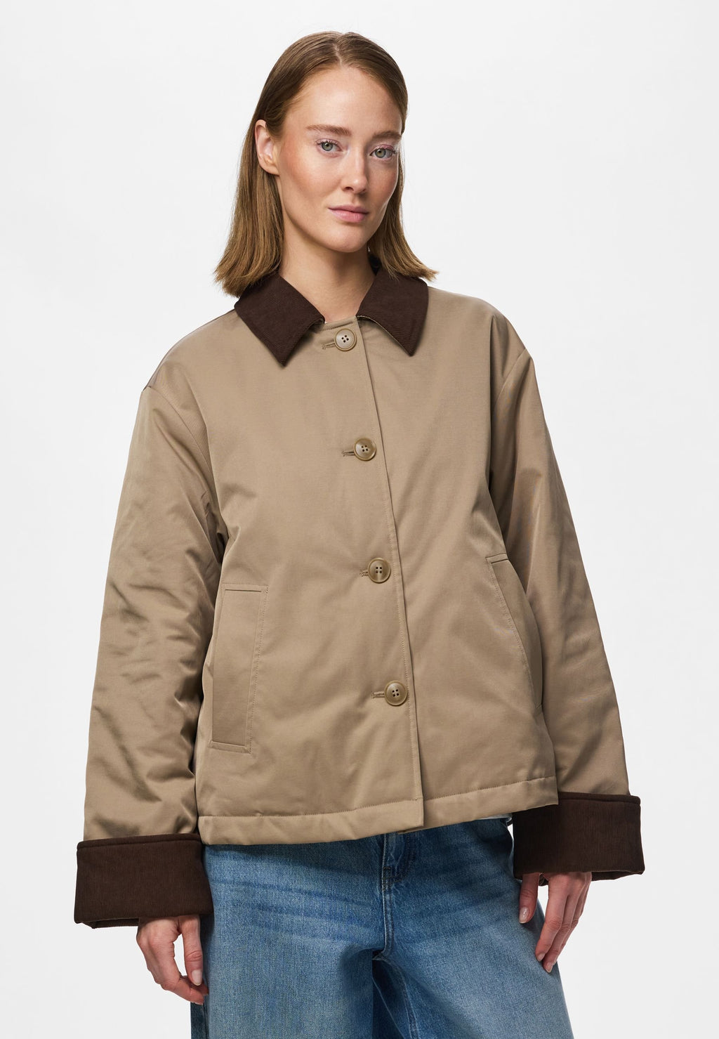 Pieces PCJORMA SHORT PADDED JACKET
