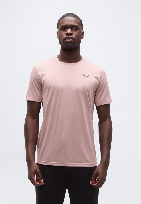 Puma TAD ESSENTIALS SOLID CAT TEE - Sports T-shirt - sandstone