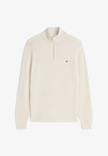 Tommy Hilfiger SEASONAL STRUCTURE - Jumper - ivory petal